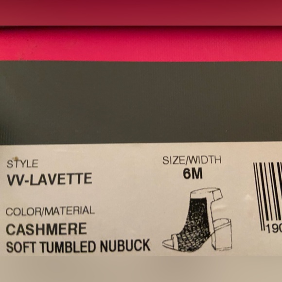 Vince Camuto Open Toe Booties Size 6 New! - Picture 4 of 5